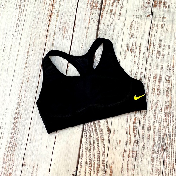 Nike Other - Black Nike Sports Bra with Neon Green Accent - XS